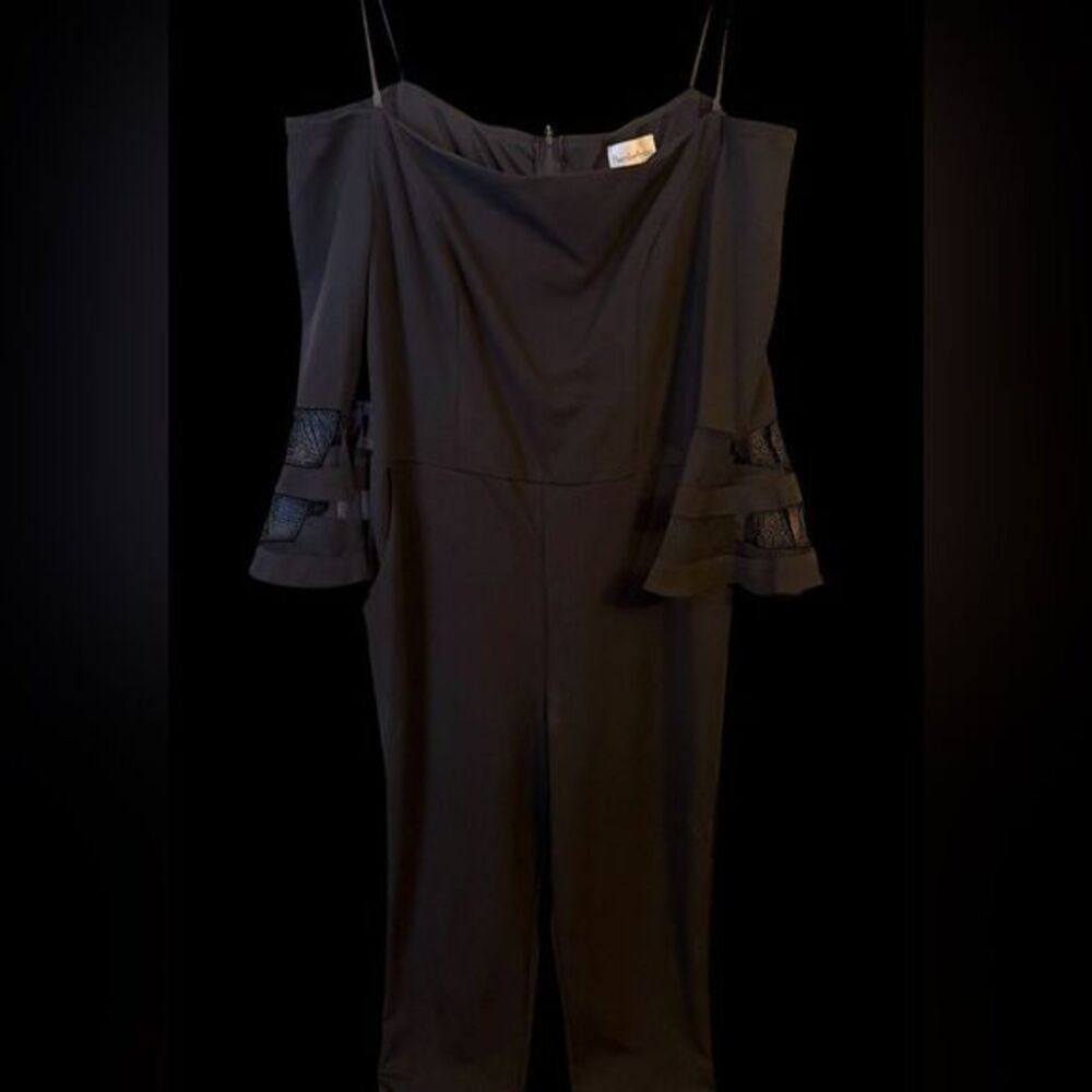 Premier Amour Black off the shoulder romper women’s 16